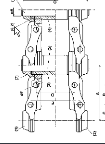 tekening ketting rijwerk