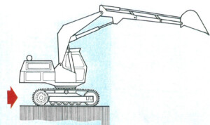 machine direction of travel