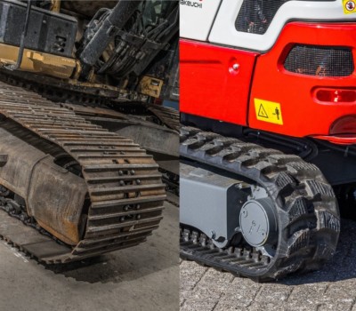 Mini excavator with rubber tracks vs. steel tracks: which is the best choice?